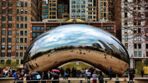 Chicago's Bean Has Spotlight Swallowed by Pink Rabbit chicago