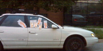 sticker violation