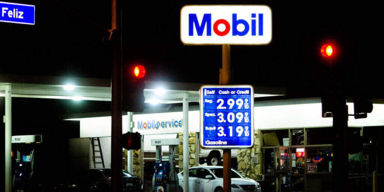 Mobil Gas Station